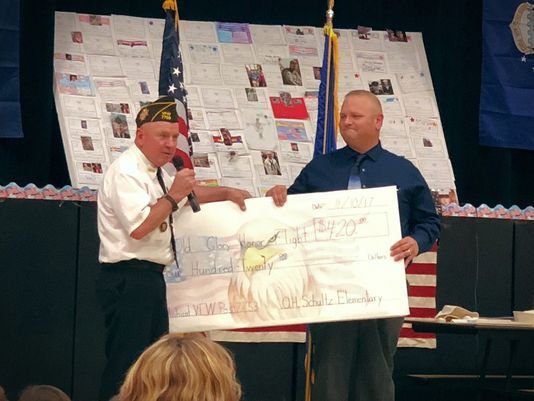 OHS Elementary raises funds for Old Glory Honor Flight