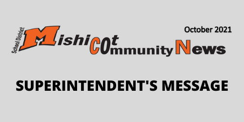 Mishicot COtmmunity News, Superintendent's Message