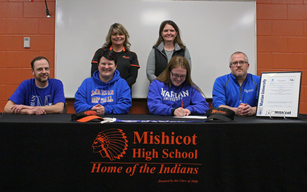 Student signs with Marian University