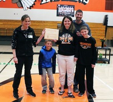 Armbruster accepts School Forest Award