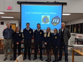 FFA presentation to board of education