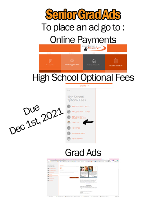 Senior Grad Ad instructions